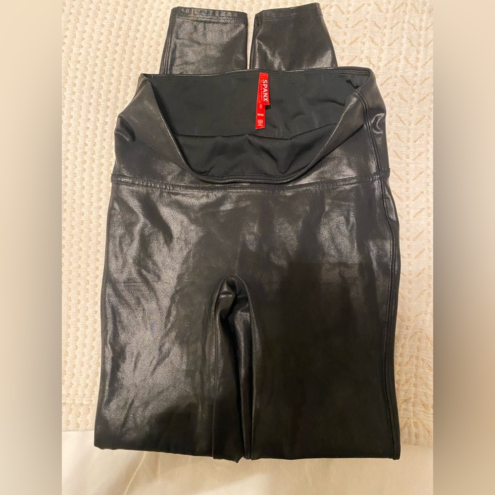 Spanx Faux Leather Leggings
